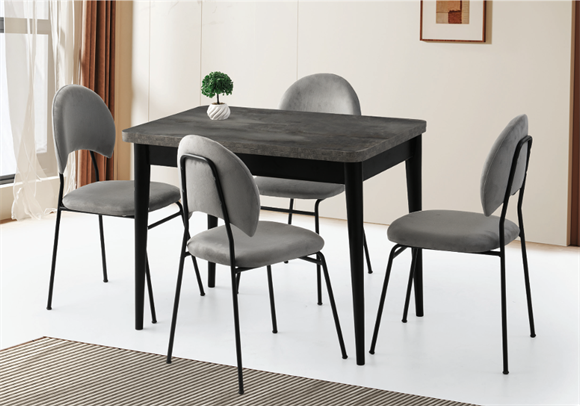Rubi Line Set 3641-182 Gonca Masa / 1375 Suna Sandalye