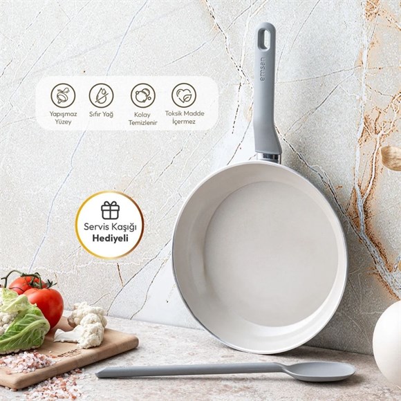 Emsan Swıss Rs 30 Cm Tava Gri