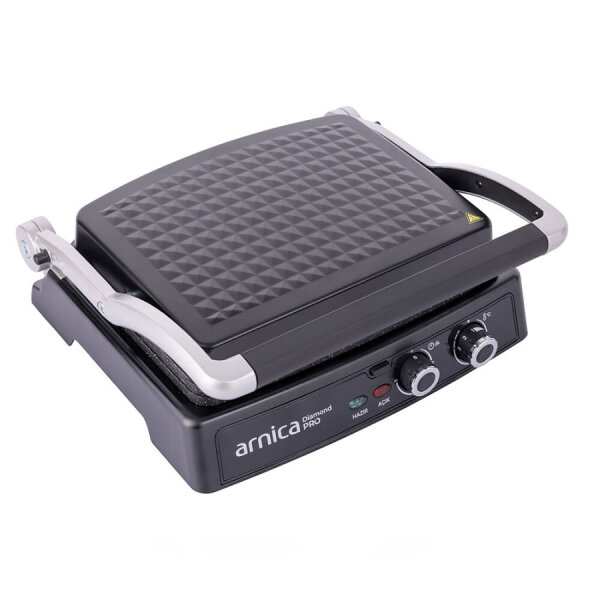 Arnica GH26411 Dıamond Pro Tost Makinesi Siyah