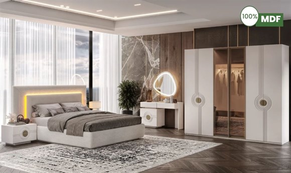 Marcastil Nova Yatak Odası Başlıklı MDF