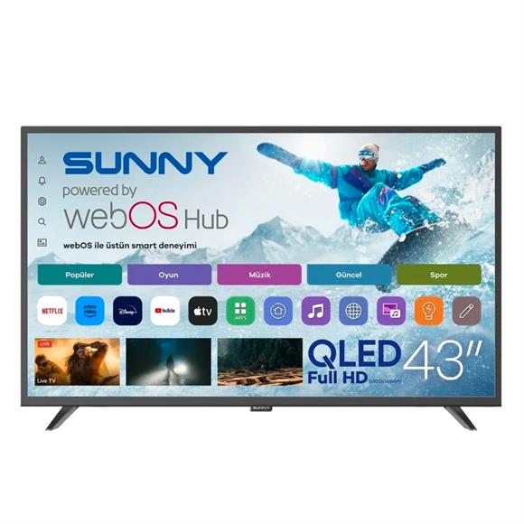 Sunny Sn43Qal540-0276 43 Inc 109 Ekran Qled Webos Smart Led Tv