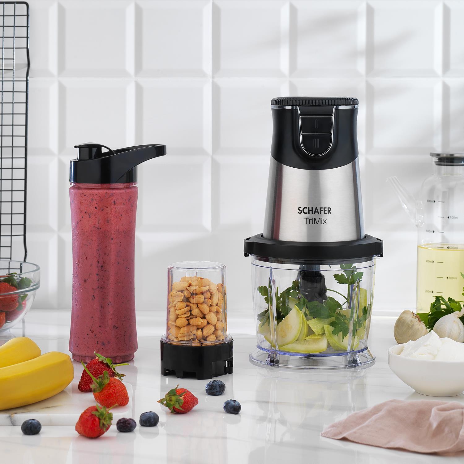 Schafer Trimix Kişisel Blender İnox