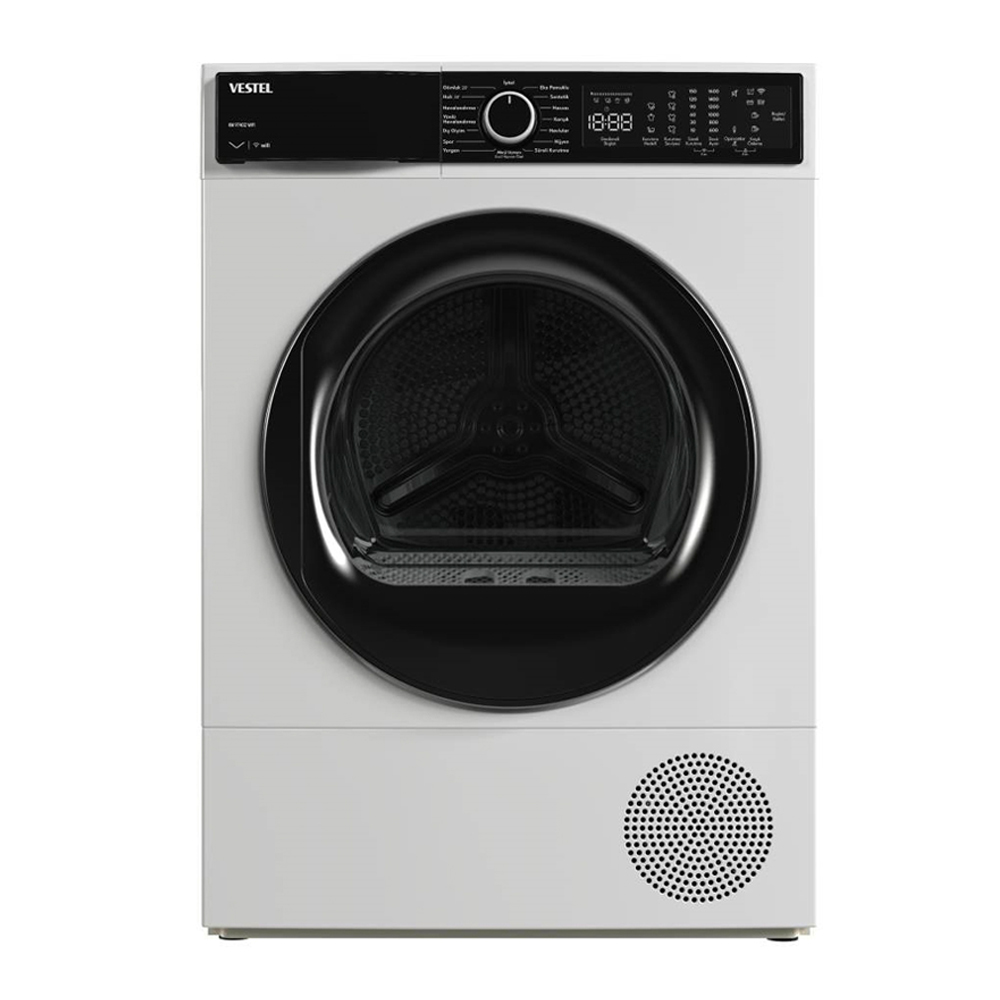 Vestel KM97402 WI FI 9 Kg Isı Pompalı Kurutma Makinesi