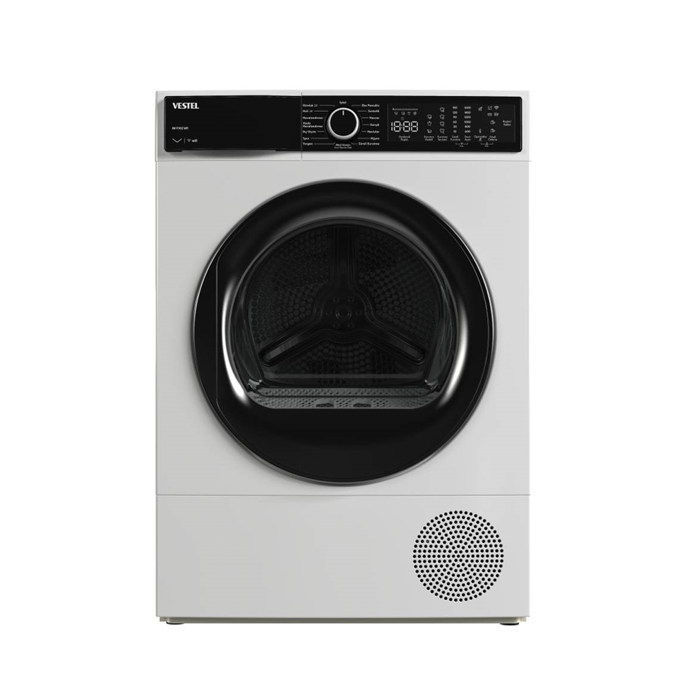 Vestel KM107402 Wı fı 10 Kg Isı Pompalı Kurutma Makinesi