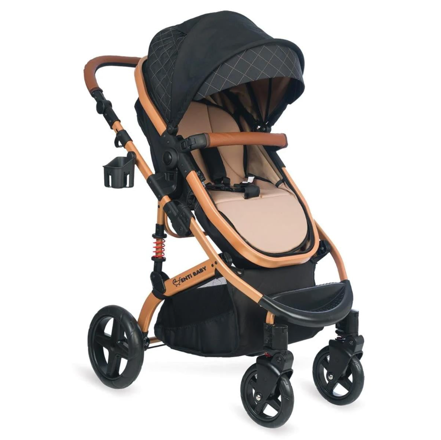 Enty Baby İnsignia Travel Bebek Arabası Gold / Kahve